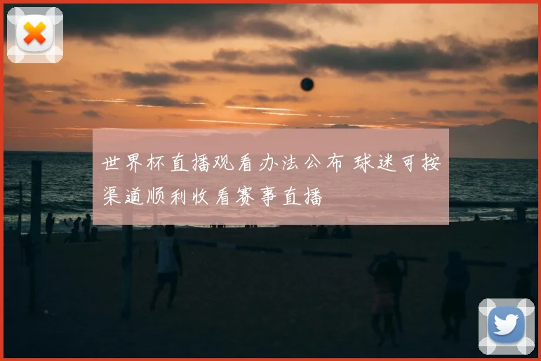 世界杯直播观看办法公布 球迷可按渠道顺利收看赛事直播