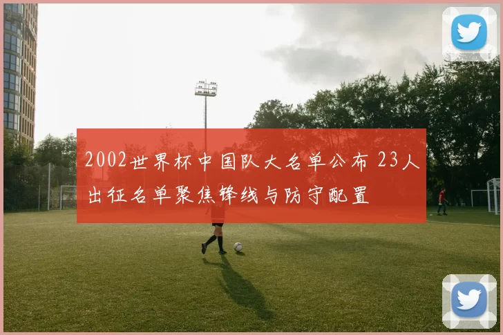2002世界杯中国队大名单公布 23人出征名单聚焦锋线与防守配置